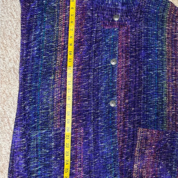 Elizabeth Jenkins Handwoven Chenille Modern Funky Vest - Picture 11 of 11